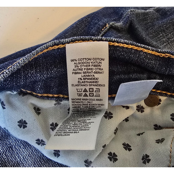 Lucky Brand Brooke Boot Jeans Women's 10/30 (28.5)*** A Dark Wash Fade - Picture 6 of 16